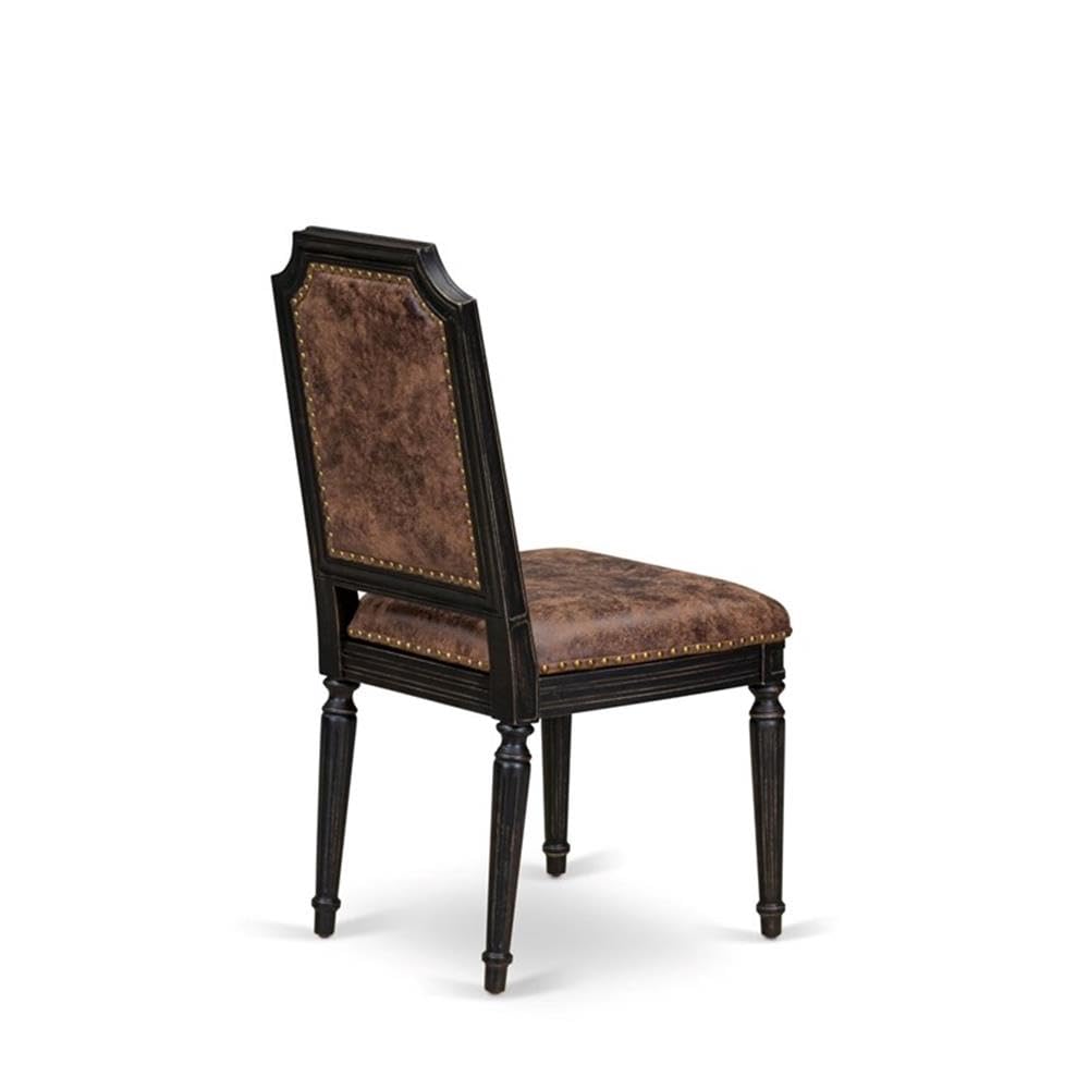 Set of 2 Acacia Wood Dining Chairs Q80292