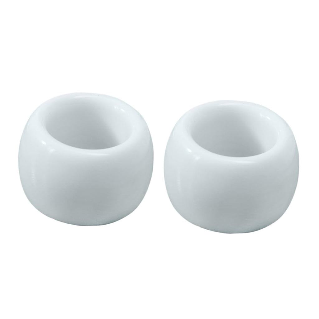 2-Pack White Ceramic Electric Toothbrush Holder Stand A89695