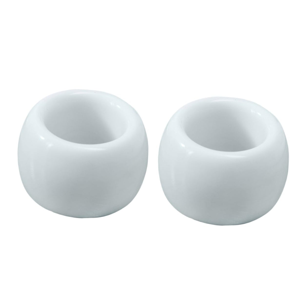 2-Pack White Ceramic Electric Toothbrush Holder Stand A89695