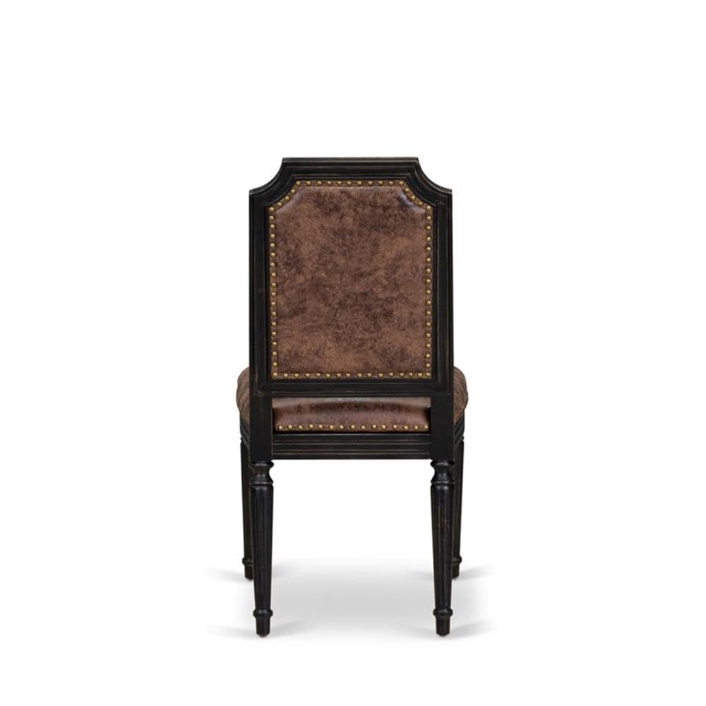 Set of 2 Acacia Wood Dining Chairs Q80292