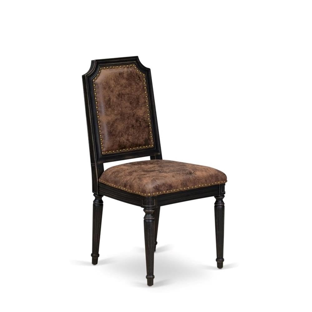 Set of 2 Acacia Wood Dining Chairs Q80292