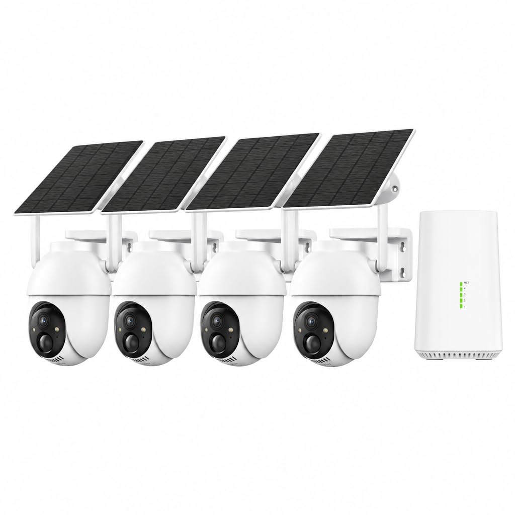 Wireless Solar Security Camera System P638