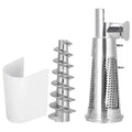 Meat Grinder Attachment for Mixers, White & Silver Q8847