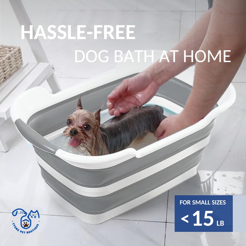 Collapsible Dog Bath Tub with Drain Plug O22638