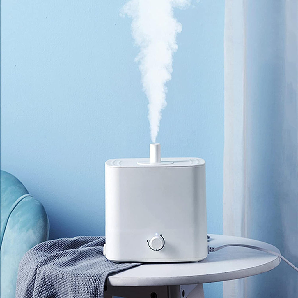 Oscillating Misting Pedestal Fan with Remote Control, 3-Speed, 3 L Water Tank, 16-inch, White X56675