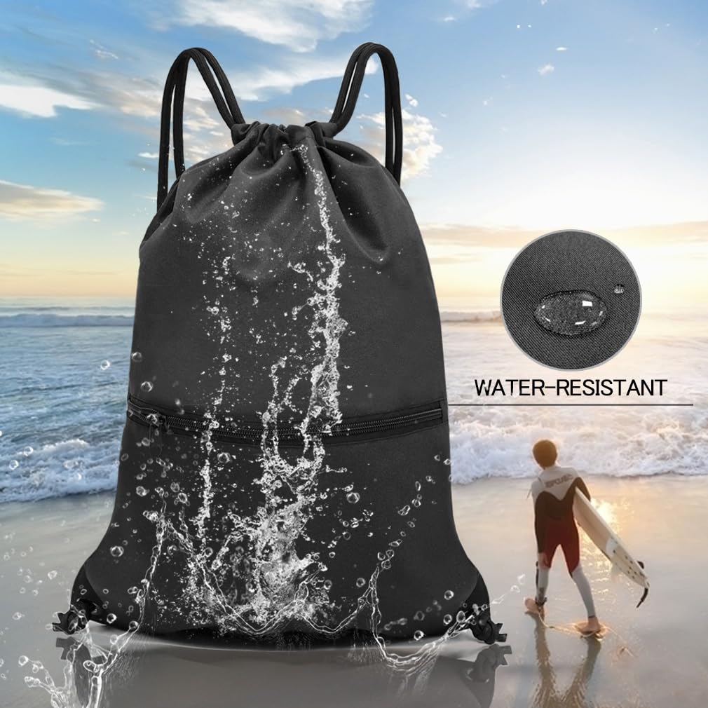 Drawstring Backpack Bag Sport Gym Sackpack S7683