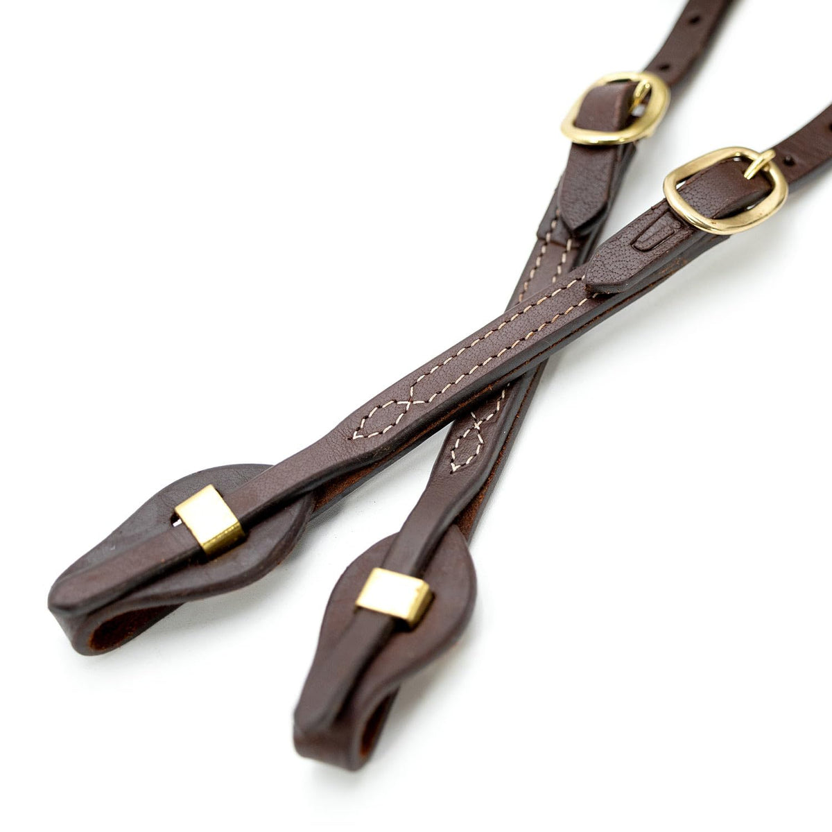 Adjustable Leather Horse Headstall Bridle S676283