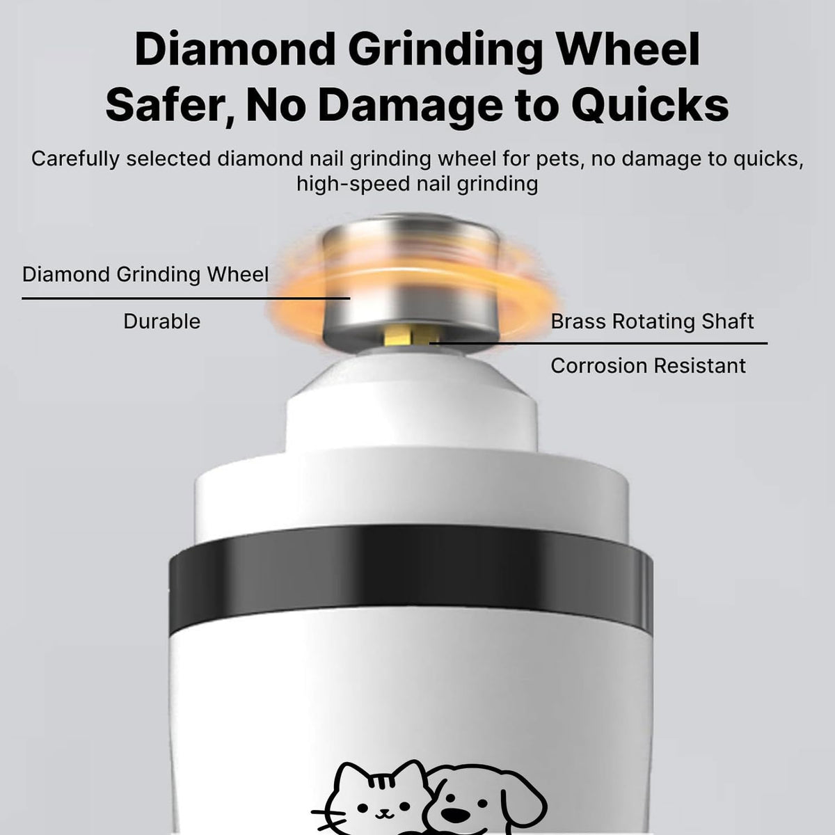 Dog Nail Scratch Board with Hand Strap + Dog Nail Grinder F31890