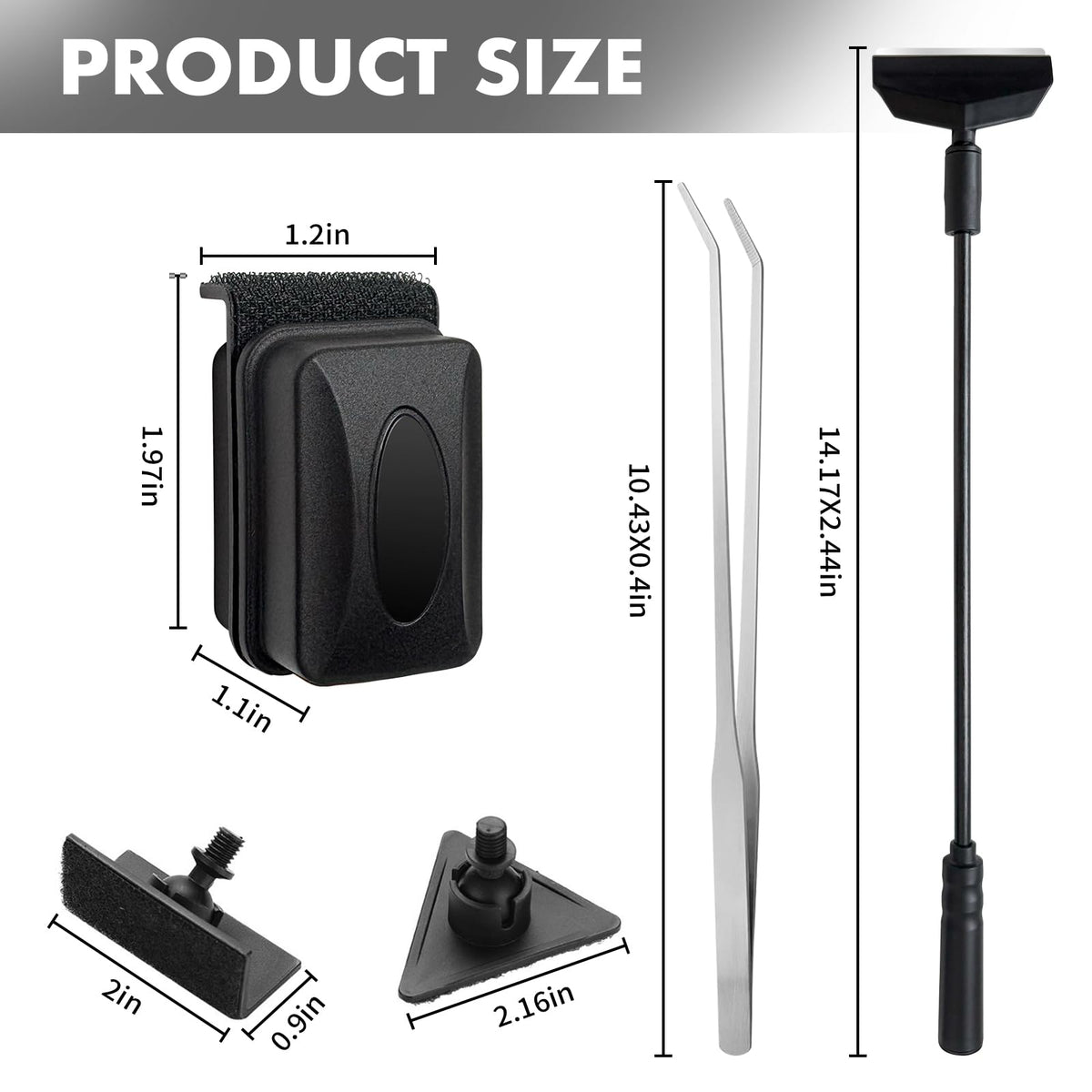 5PCS Small Fish Tank Cleaner Kit K59978