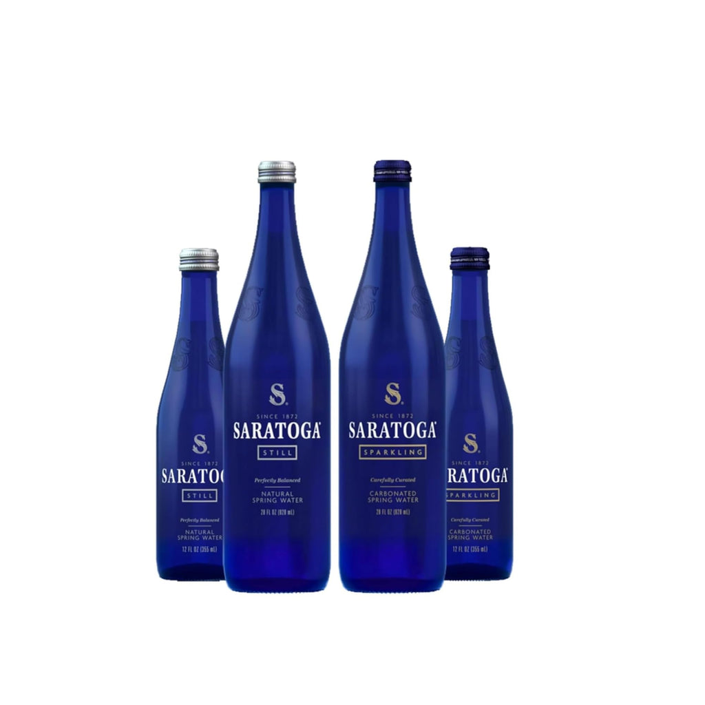 Sparkling Spring Water 12 oz Glass Bottles F828