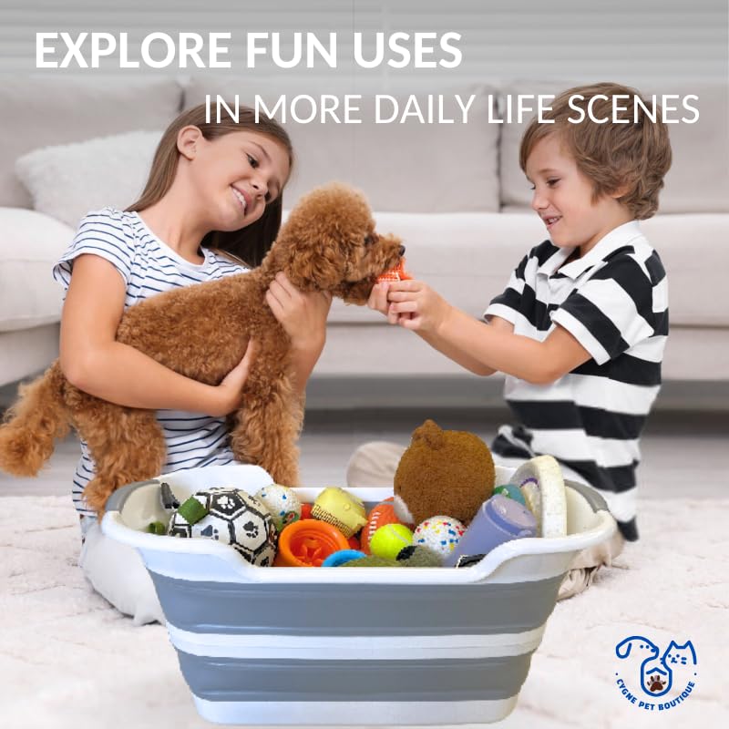 Collapsible Dog Bath Tub with Drain Plug O22638