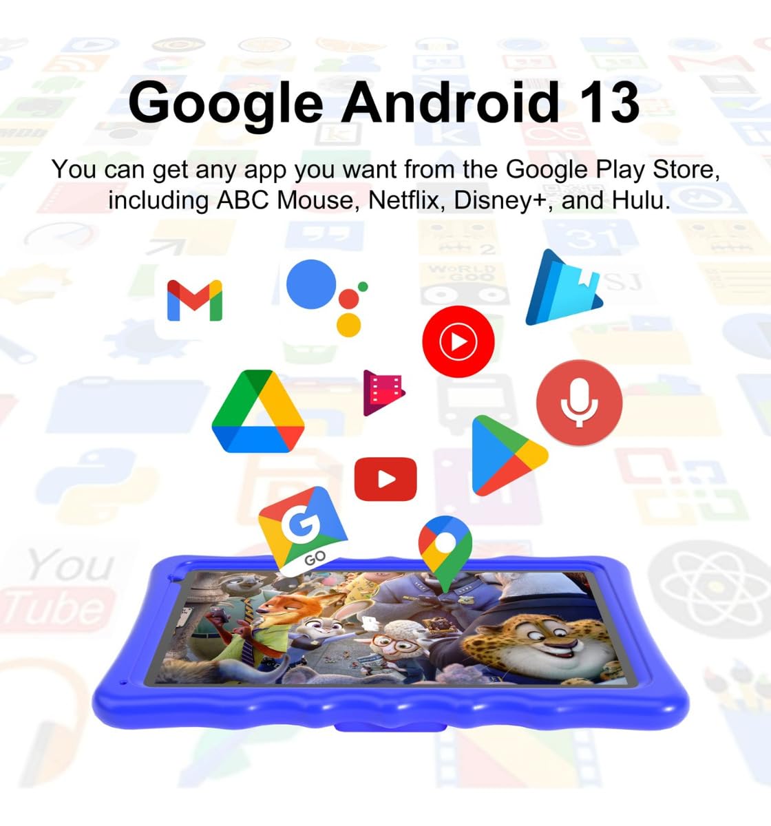 10 Inch Android Tablet with Protective Case J537