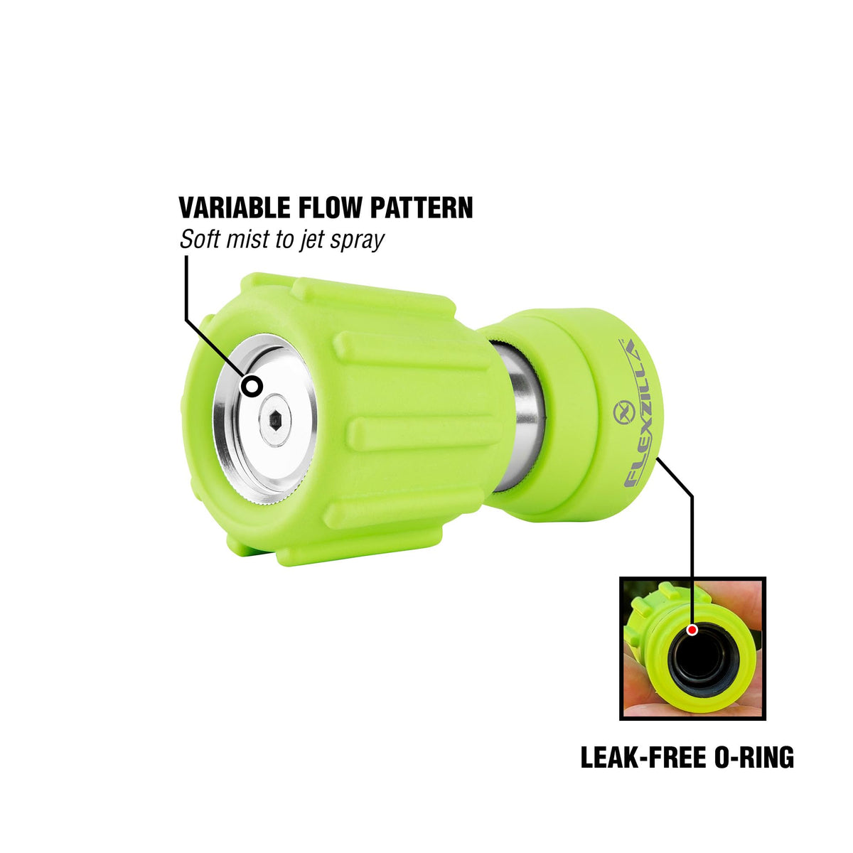 3/4 in. x 100 ft. Drinking Water Safe Garden Hose & Twist Action Nozzle B860317