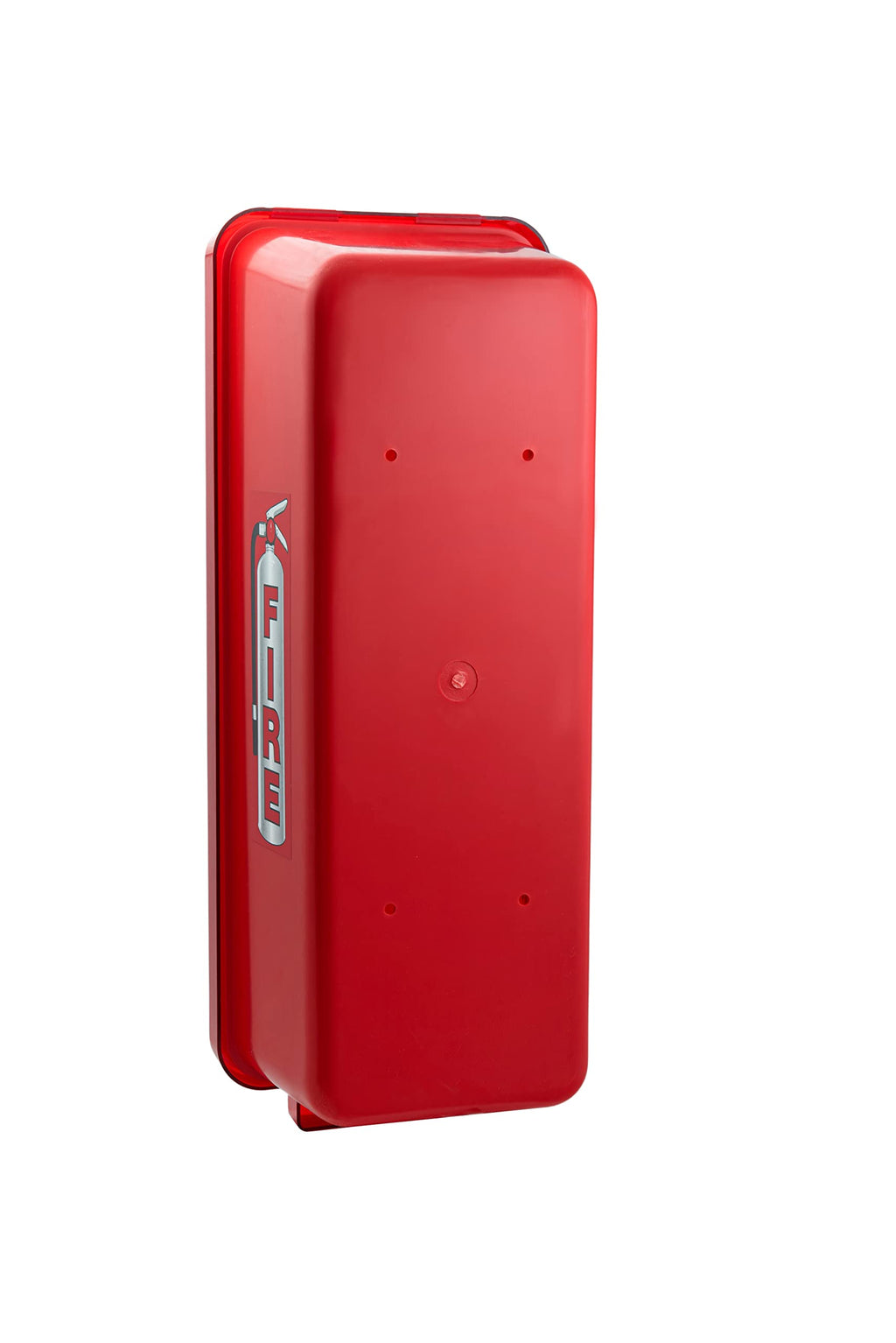 Red Surface-Mounted Fire Extinguisher Cabinet for 2 1/2 lb. or 5 lb. Fire Extinguishers F928800