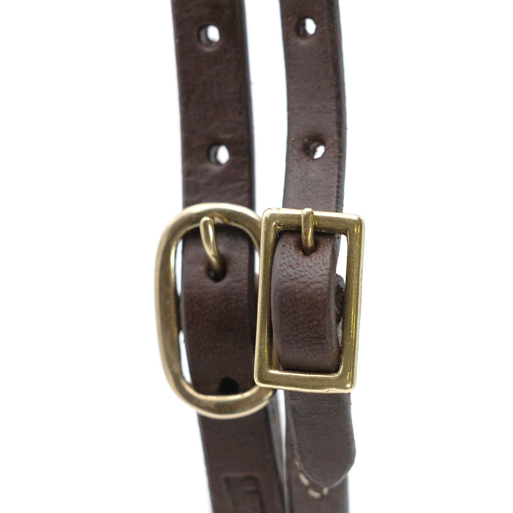 Adjustable Leather Horse Headstall Bridle S676283