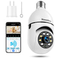 Light Bulb Security Camera 2K 3MP WiFi 360° Color Night Vision Two-Way Talk J687
