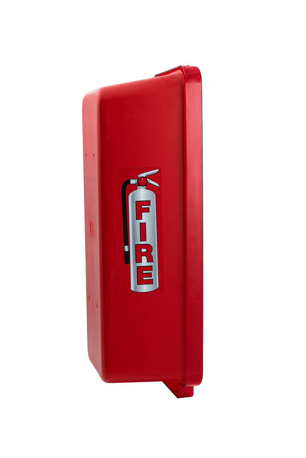 Red Surface-Mounted Fire Extinguisher Cabinet for 2 1/2 lb. or 5 lb. Fire Extinguishers F928800