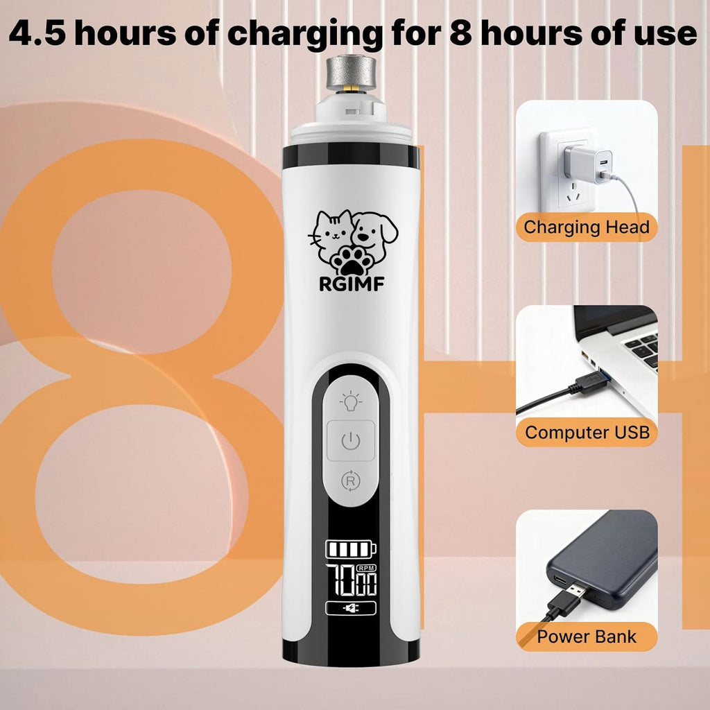 Dog Nail Scratch Board with Hand Strap + Dog Nail Grinder F31890