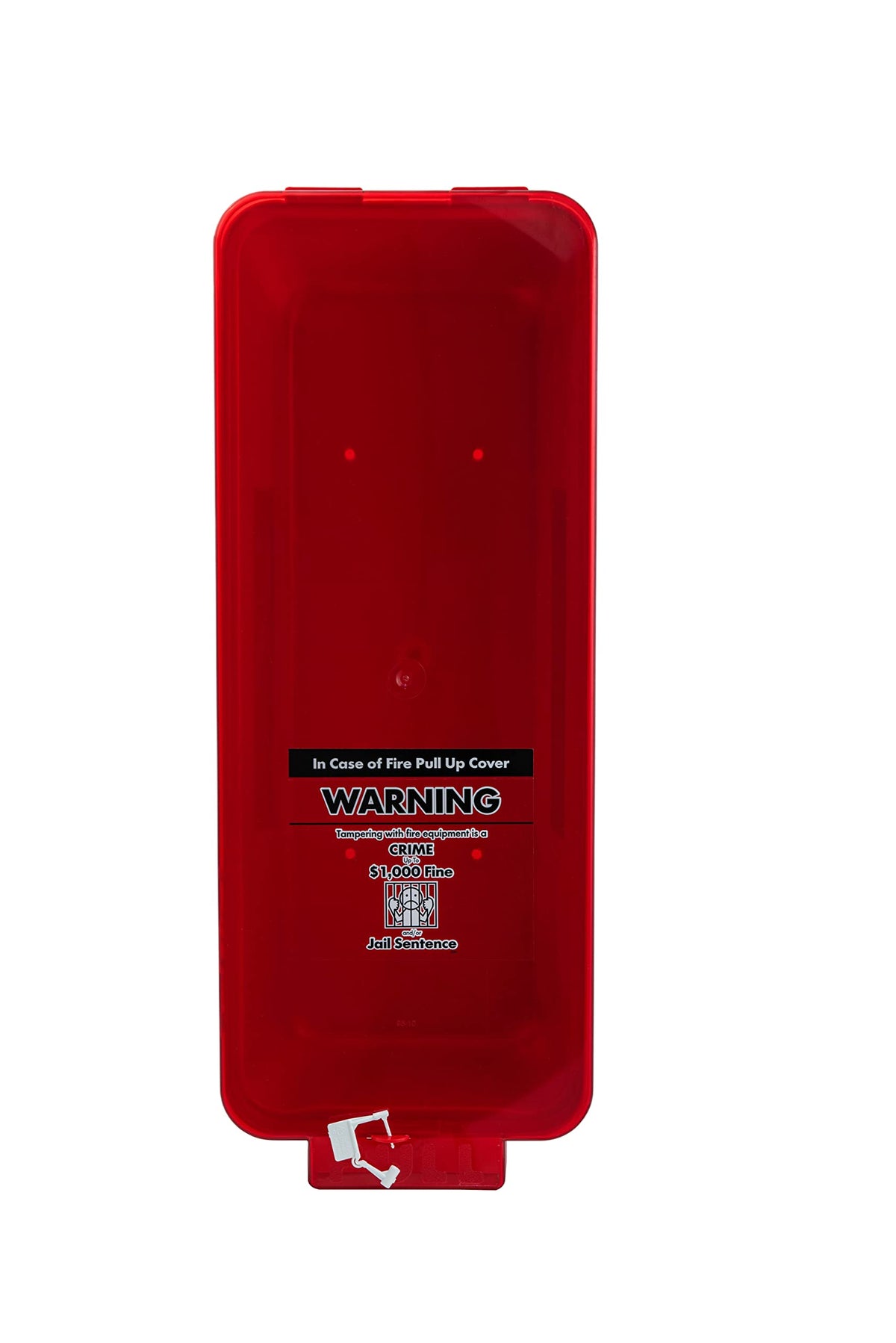 Red Surface-Mounted Fire Extinguisher Cabinet for 2 1/2 lb. or 5 lb. Fire Extinguishers F928800