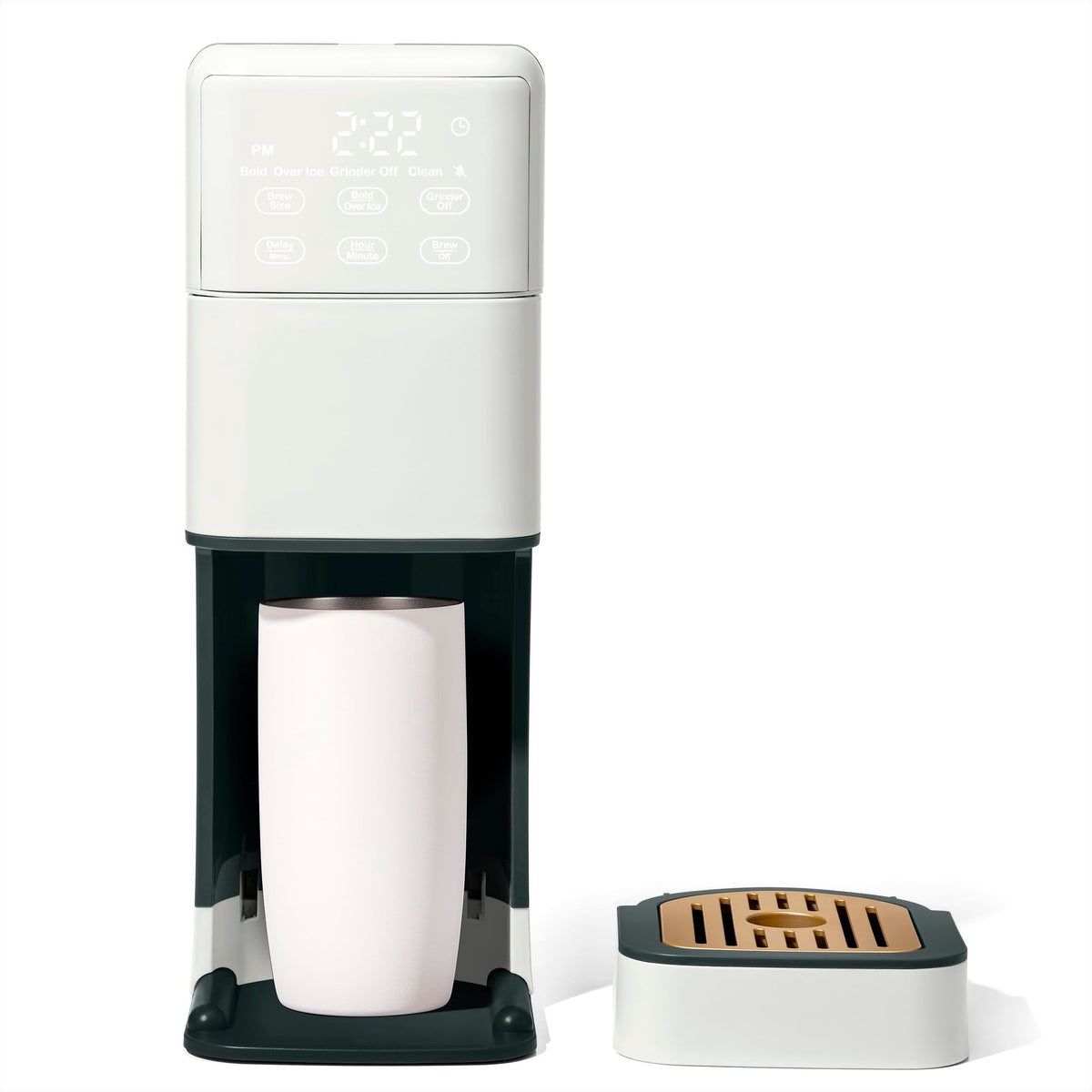 Single Serve Coffee Maker with Burr Grinder T2187