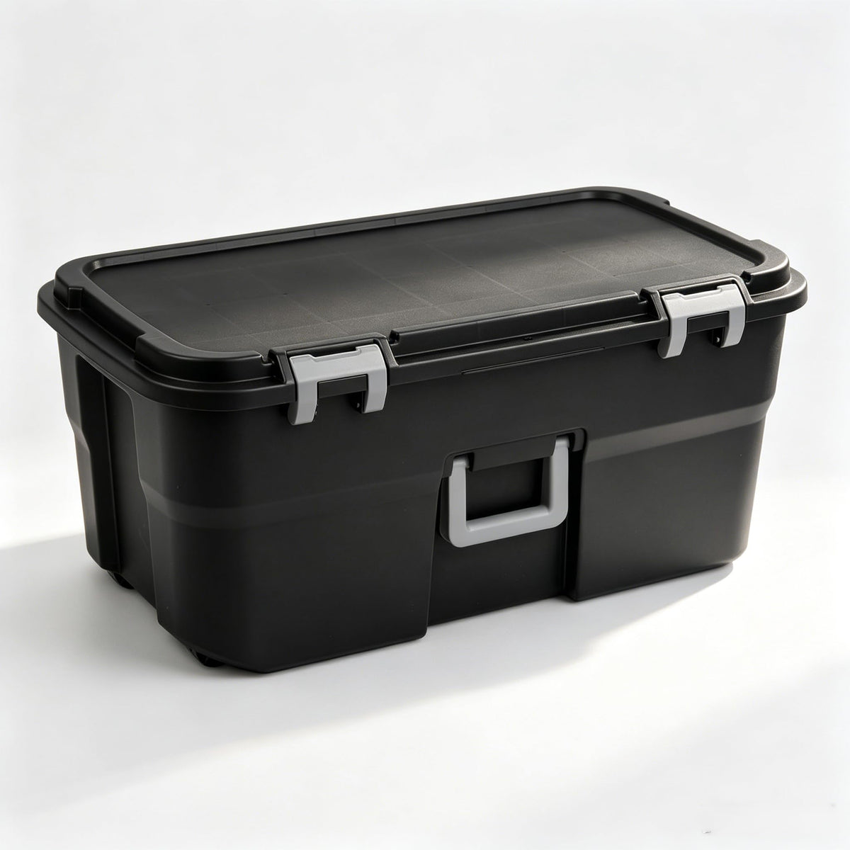 Black 22 Gal Wheeled Polypropylene Storage Trunk Y204432