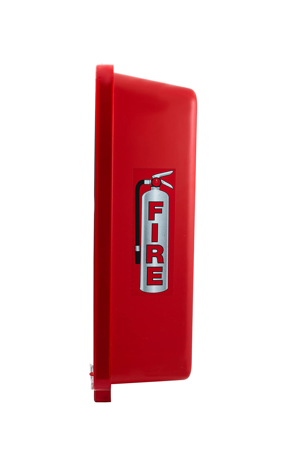 Red Surface-Mounted Fire Extinguisher Cabinet for 2 1/2 lb. or 5 lb. Fire Extinguishers F928800