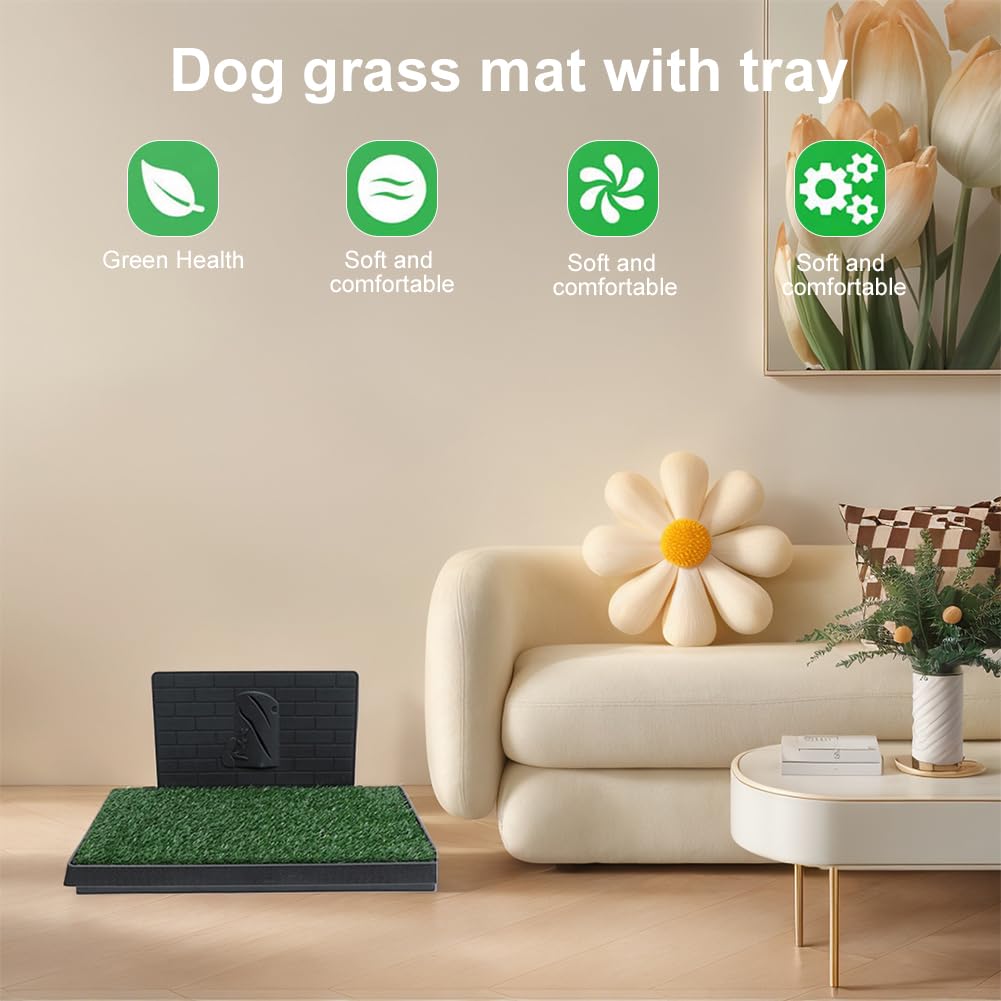 Dog Grass Pad with Tray 30 x 20 Inch F98228