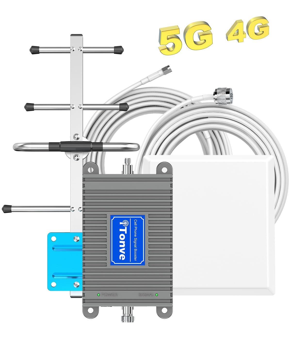 Cell Phone Signal Booster Kit with High Gain Antennas E959392