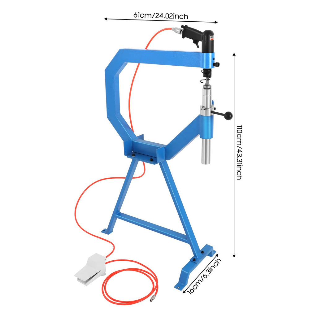 Pneumatic Planishing Hammer with Foot Pedal & Stand A64931