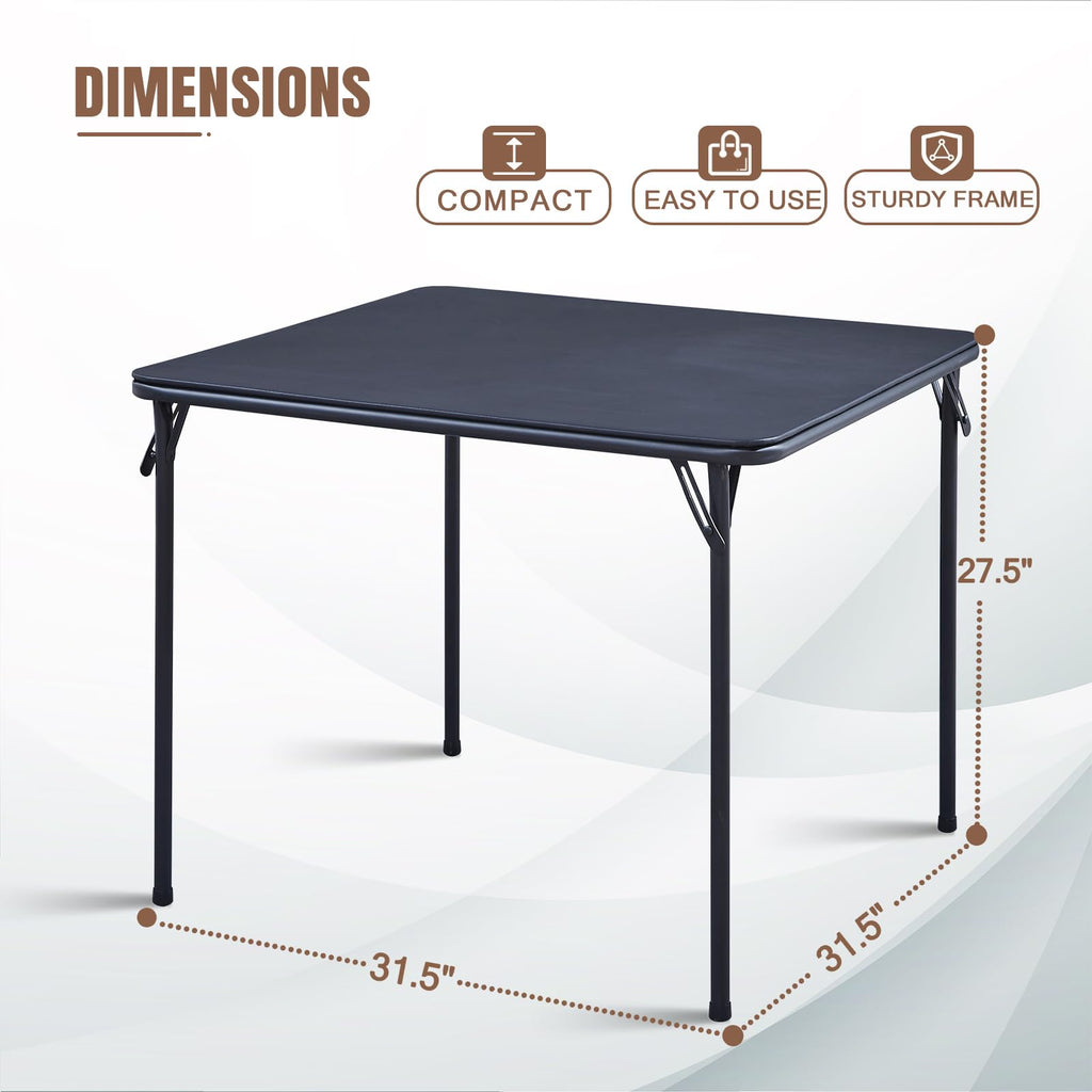 Black 32x32 Folding Table B597305