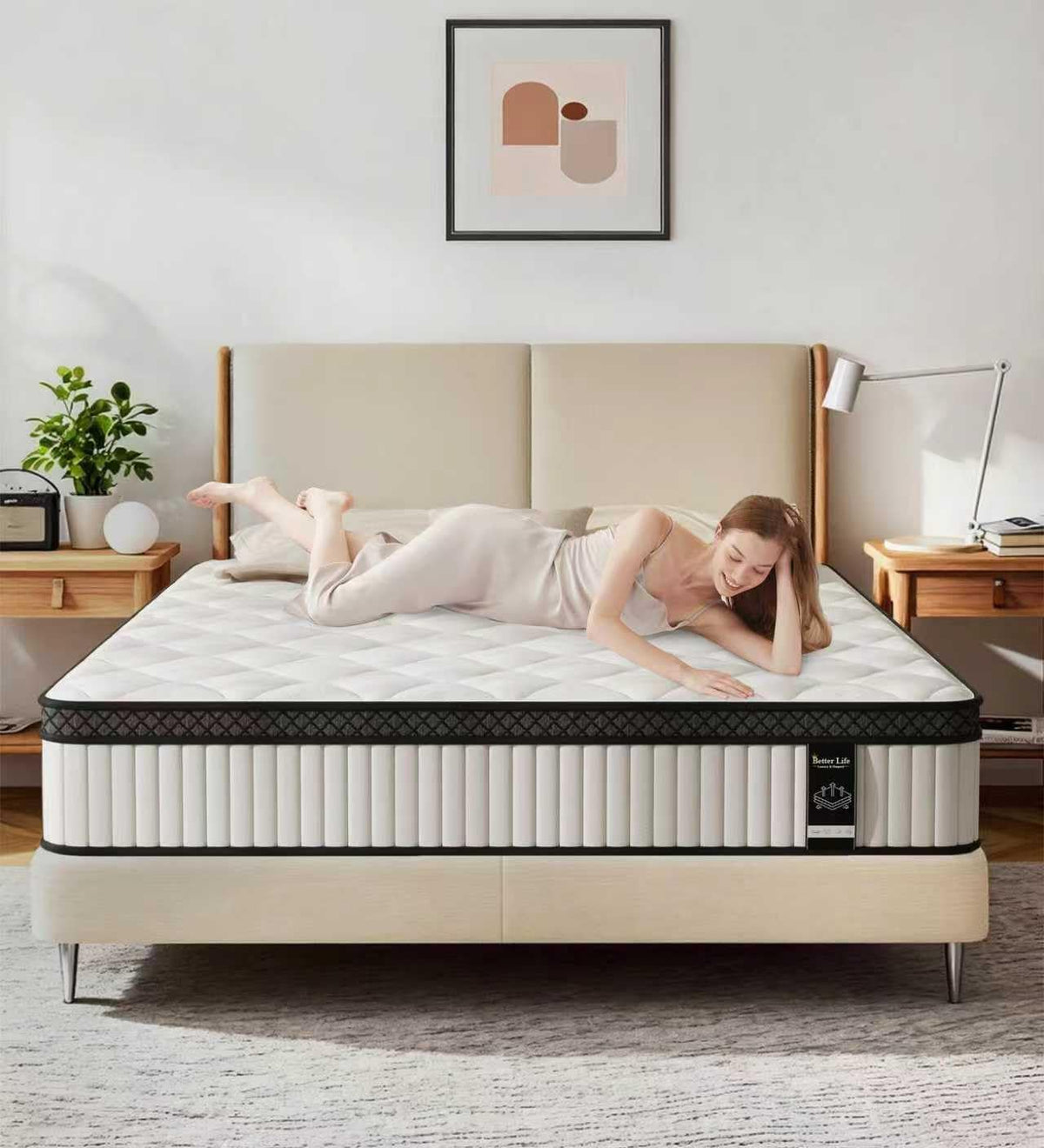 12 Inch Full Size Hybrid Mattress in a Box A635729