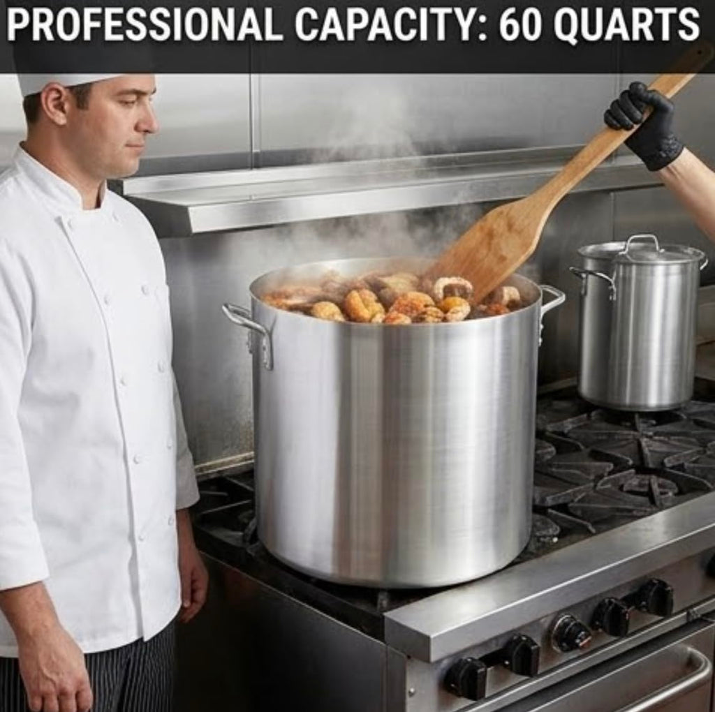 60 Quart Aluminum Stock Pot U288785