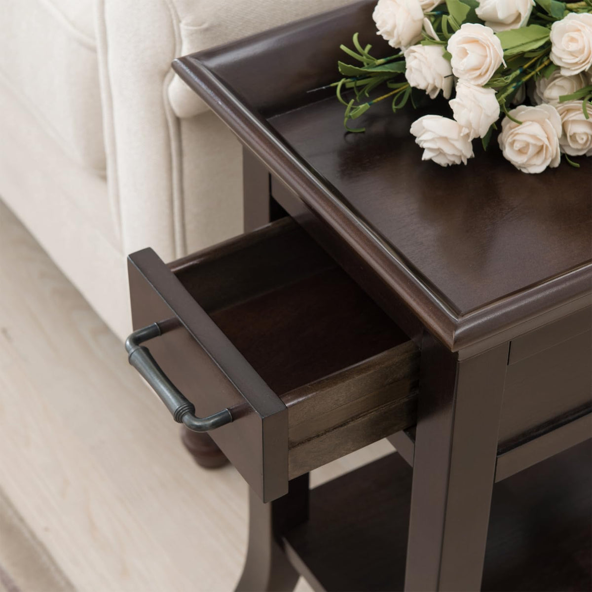 Chocolate Cherry End Table M401105