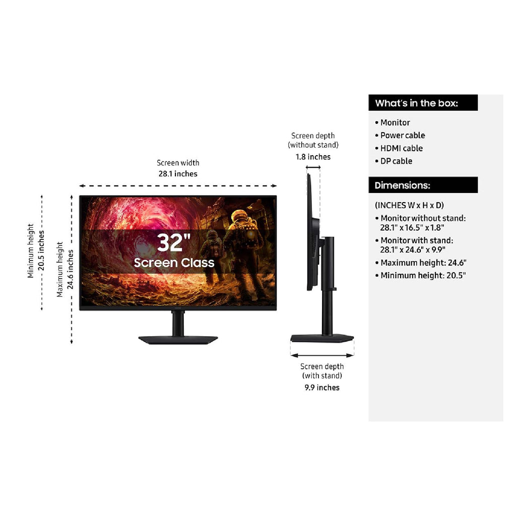32” QHD Gaming Monitor T6080