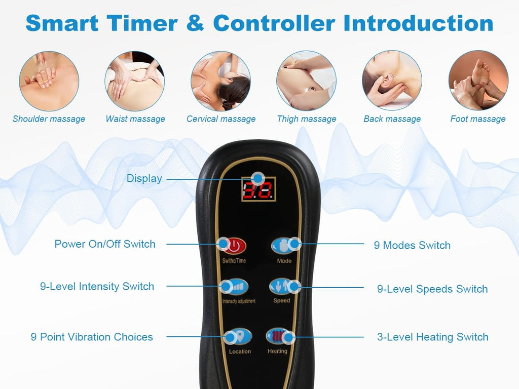 Full Body Massage Mat with Heat M73358