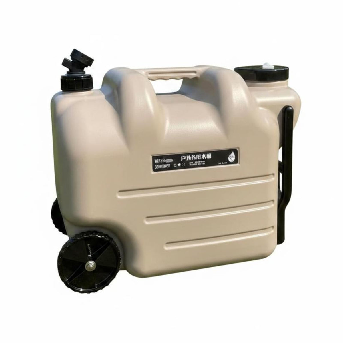 Portable Water Dispenser with Faucet Wheels Large Capacity Y901482