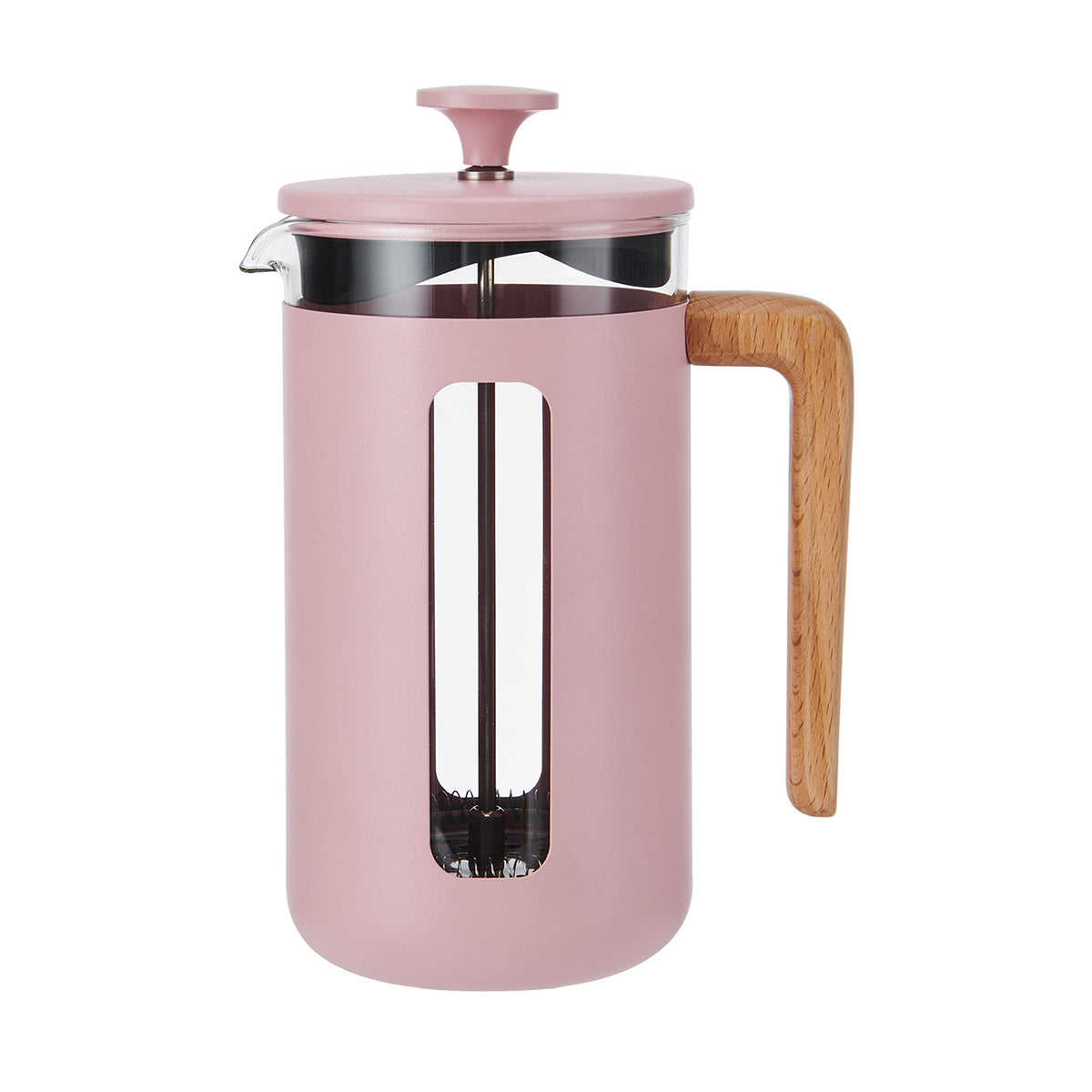 8-Cup Heat-Resistant Borosilicate Glass and Stainless Steel French Press Coffee Maker L73363
