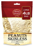 Blanched Raw Unsalted Skinless Peanuts 4 Pound C140892