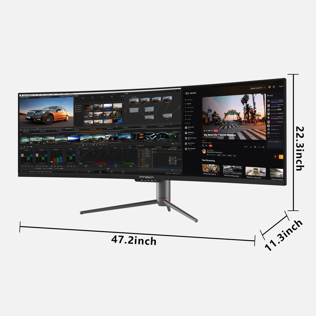 49" Curved Ultrawide 144Hz Monitor V4331