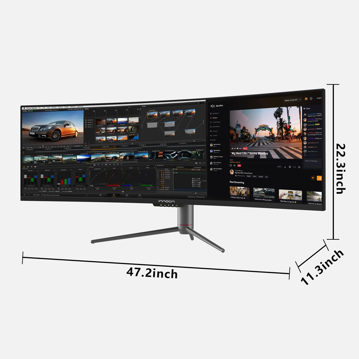 49" Curved Ultrawide 144Hz Monitor V4331