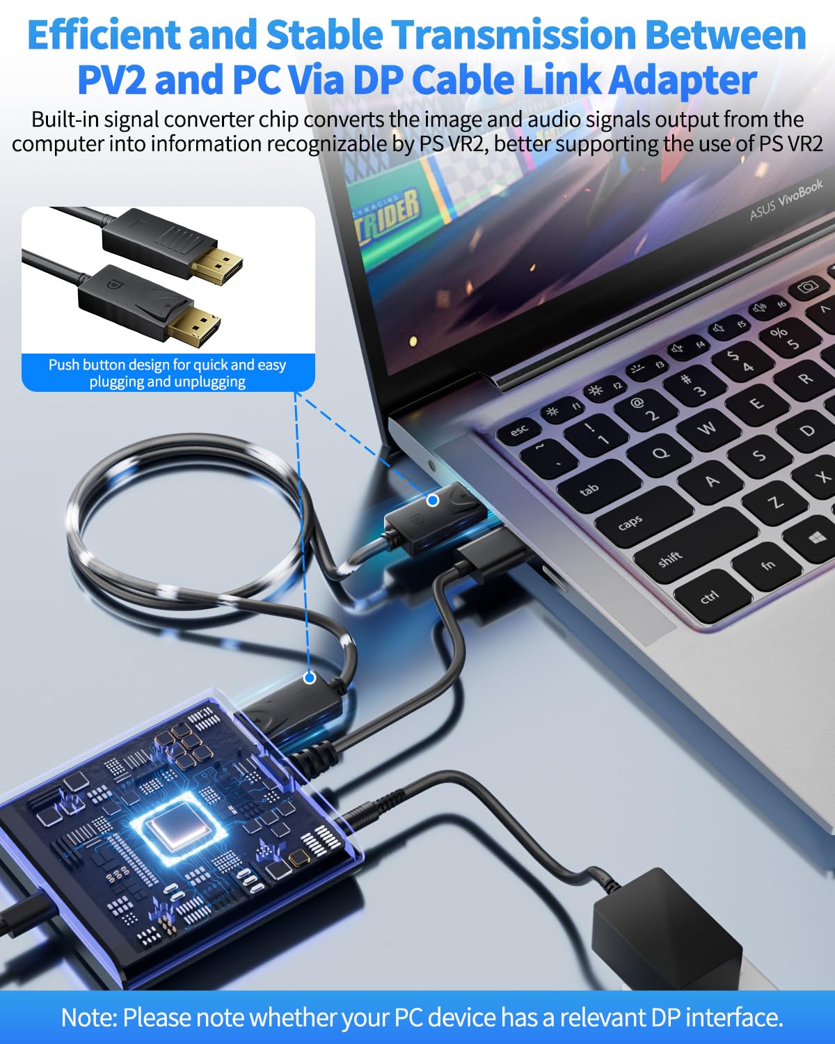 PC Adapter for VR2 Headset S9587