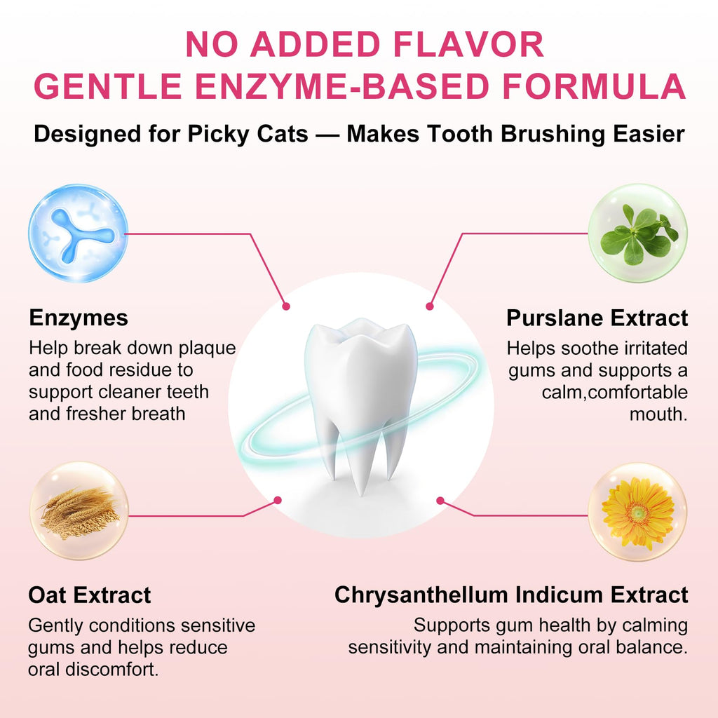 Cat Toothbrush and Toothpaste Dental Care Kit K219