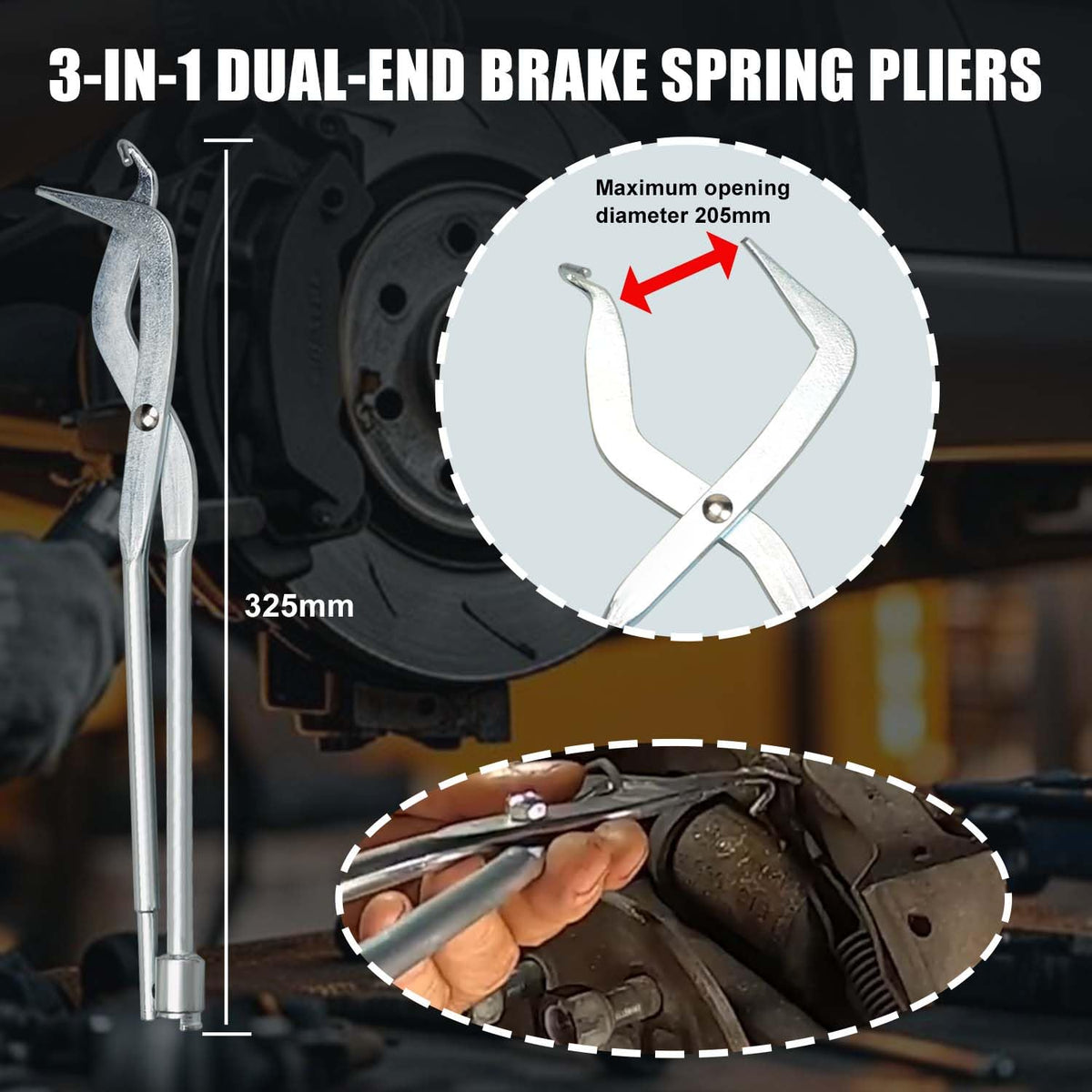 16 Pc Drum Brake Tool Kit W197