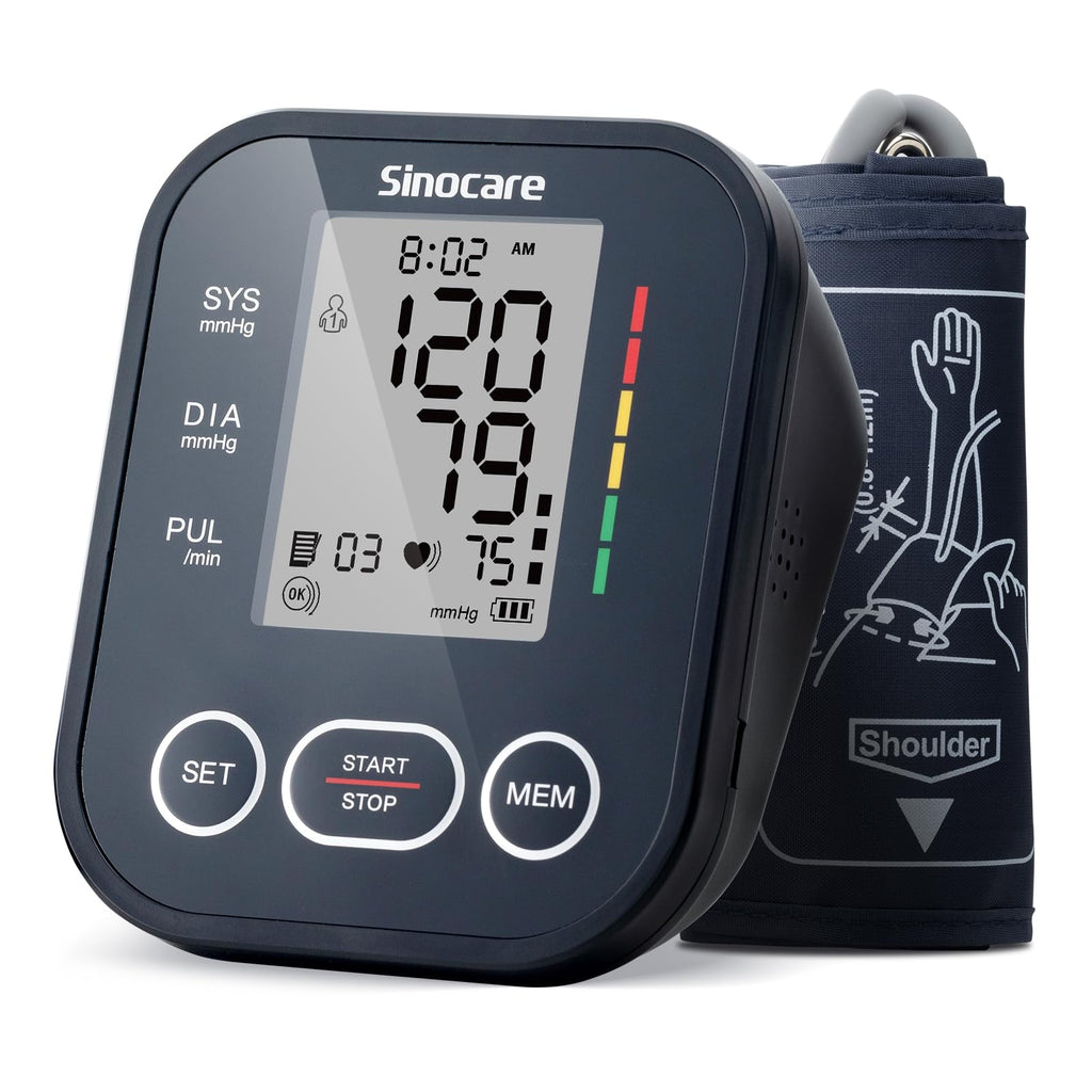 Upper Arm Blood Pressure Monitor with Adjustable Arm Cuff H2044