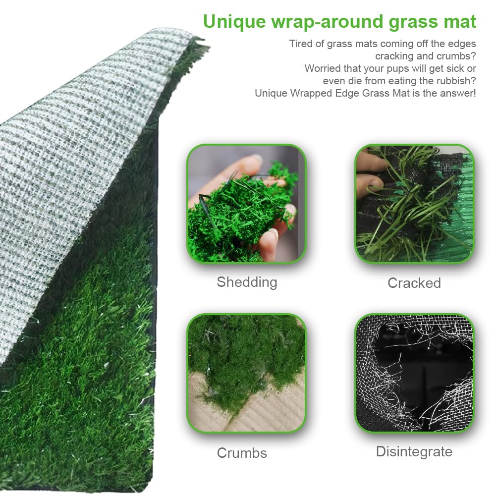 Dog Grass Pad with Tray 30 x 20 Inch F98228