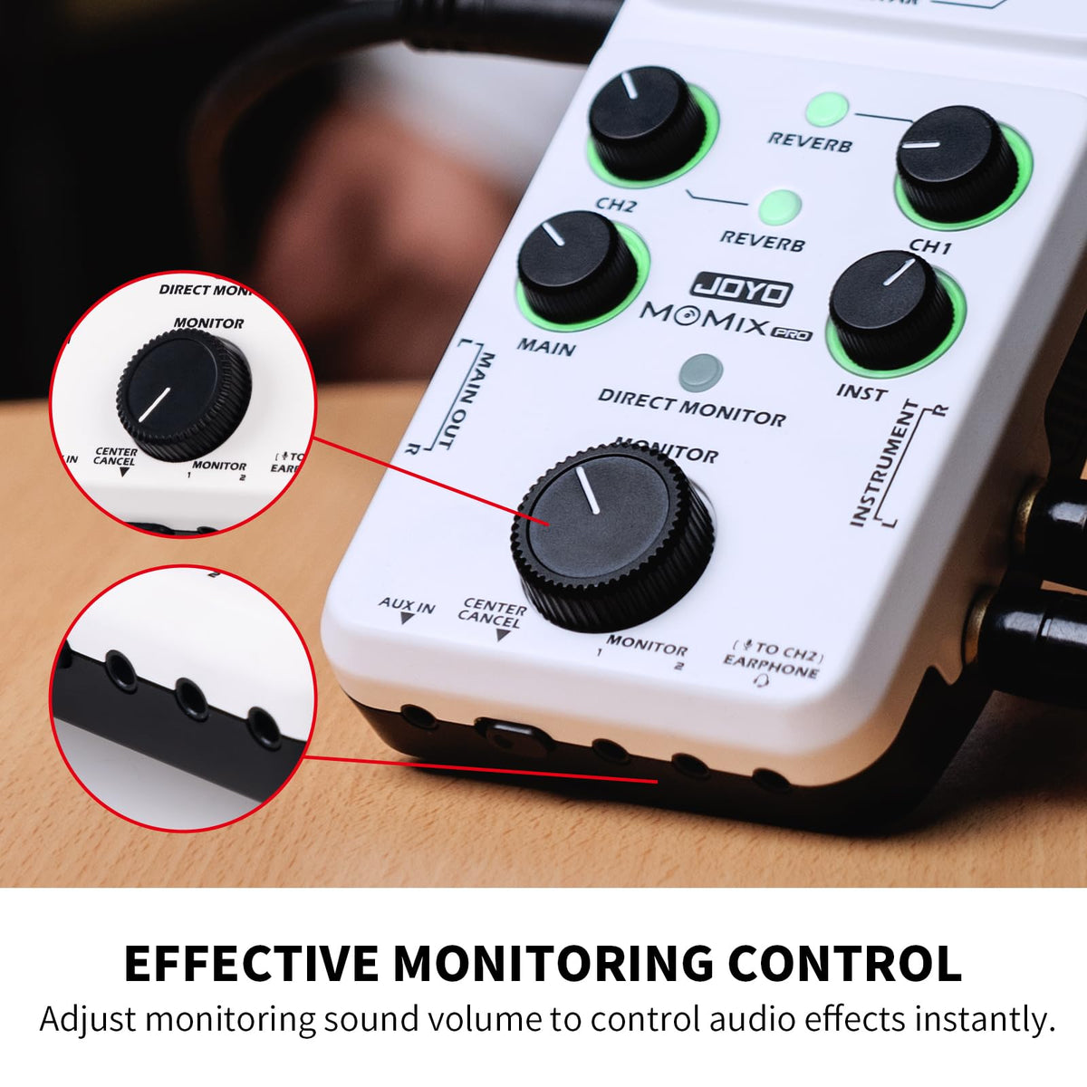 Portable Rechargeable USB Audio Interface with 48V Phantom Power Z201955