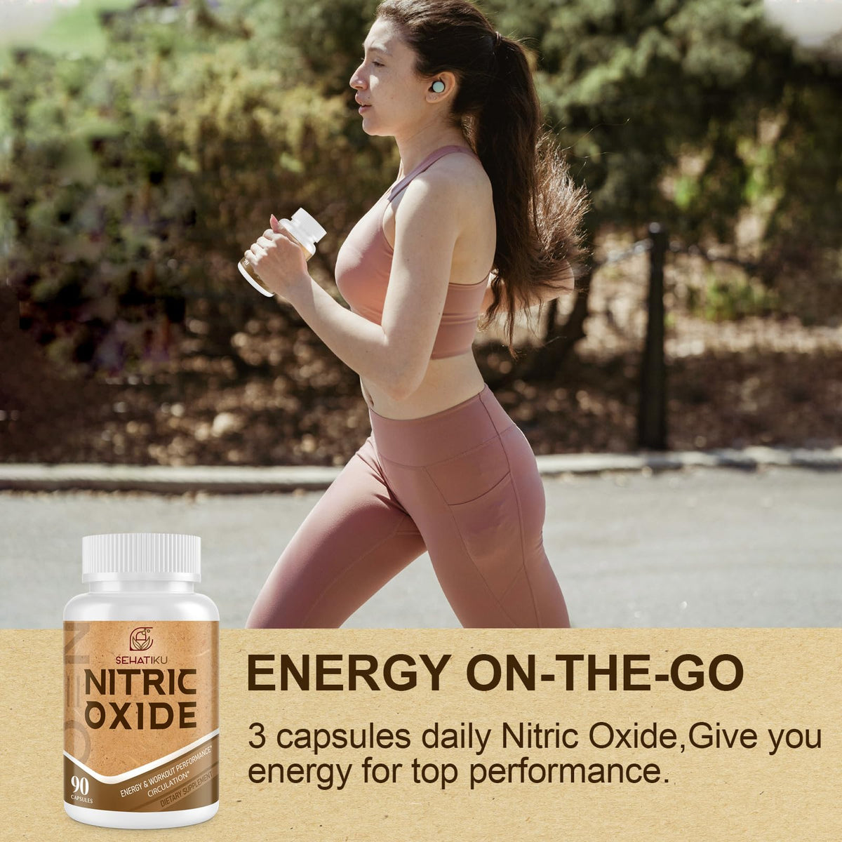 90 Capsules Nitric Oxide Supplement M377
