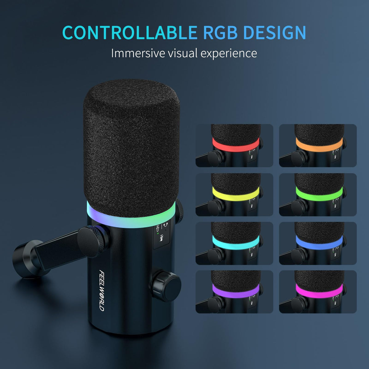 Black Metal Dynamic Microphone V908