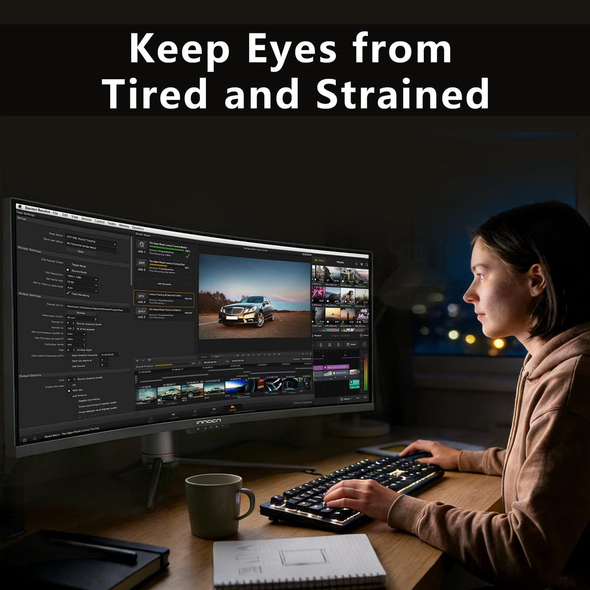 49" Curved Ultrawide 144Hz Monitor V4331