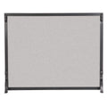 Forged Iron Single Panel Fireplace Screen 44″W x 33″H U884